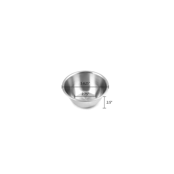 Fox Run Fox Run 1/2 qt Stainless Steel Silver Mixing Bowl 1 pc - 7325