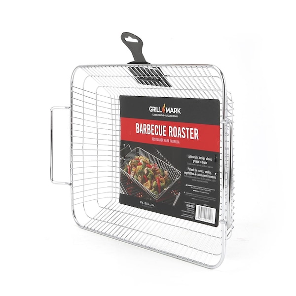 Mr. Bar-B-Q Grill Mark Steel Roasting Basket 16.7 in. L X 10.5 in. W 1 pk - 06816ACE