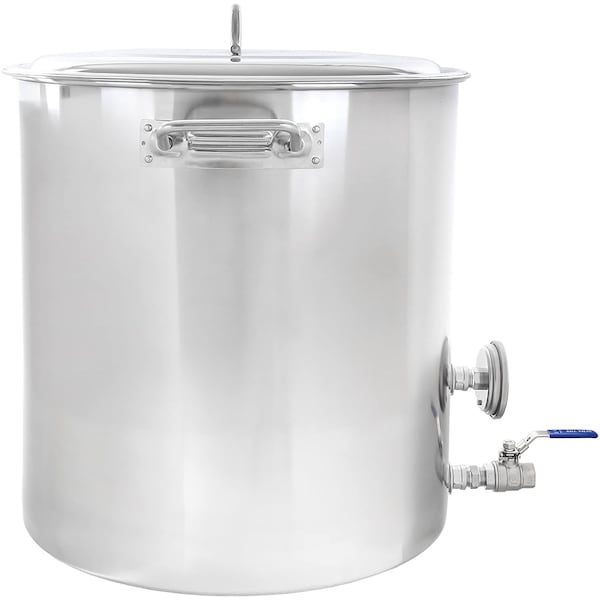 Concord Stainless Steel Home Brew Kettle Set, 30 Quart/ 75 Gal - S3534S-BK