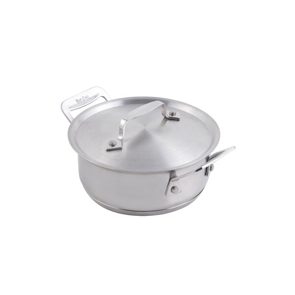 Bon Chef Cucina Pan W/Lid - Ind Btm  6 3/4" Dia X 2 3/4" H  /  40 Oz - 60025