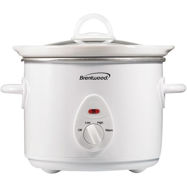 Brentwood Industries Btwsc135W 3-Quart Slow Cooker White Body - RA25951