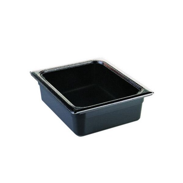 Cambro 1/2 Size 6 in Black Camwear® Food Pan - 26CW110