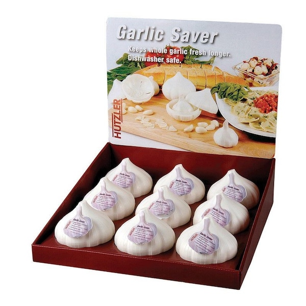 Hutzler Hutzler White Plastic Garlic Saver - 7061