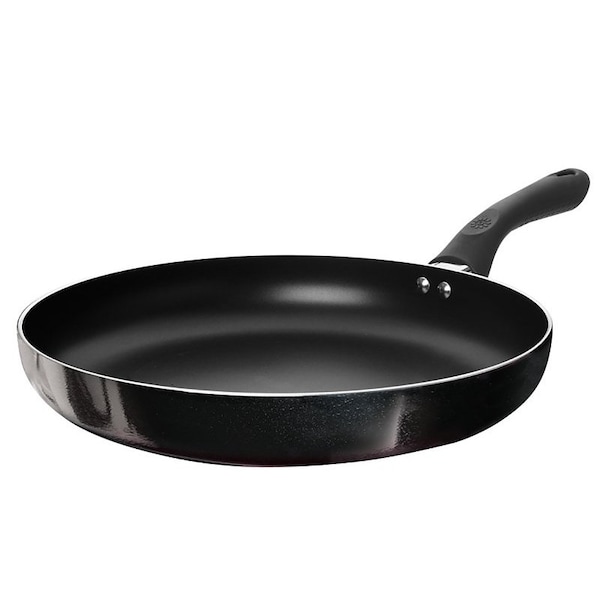 Ecolution Artistry Series Fry Pan, 1212 in Dia, Aluminum Pan, Black Pan, Hydrolon Pan, StayCool Handle - EABK-5132