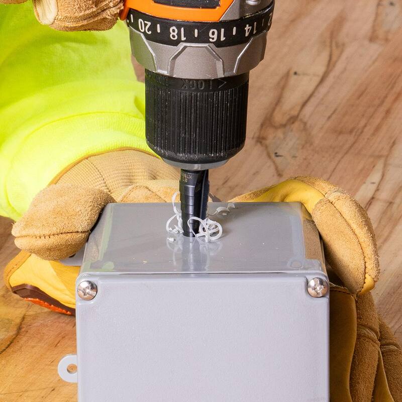 Broca escalonada de acero de alta velocidad de doble filo de 1/8 a 1/2 pulgadas - KTSB01