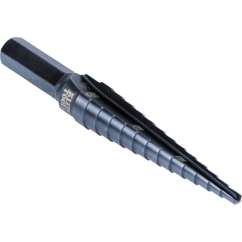 Broca escalonada de acero de alta velocidad de doble filo de 1/8 a 1/2 pulgadas - KTSB01