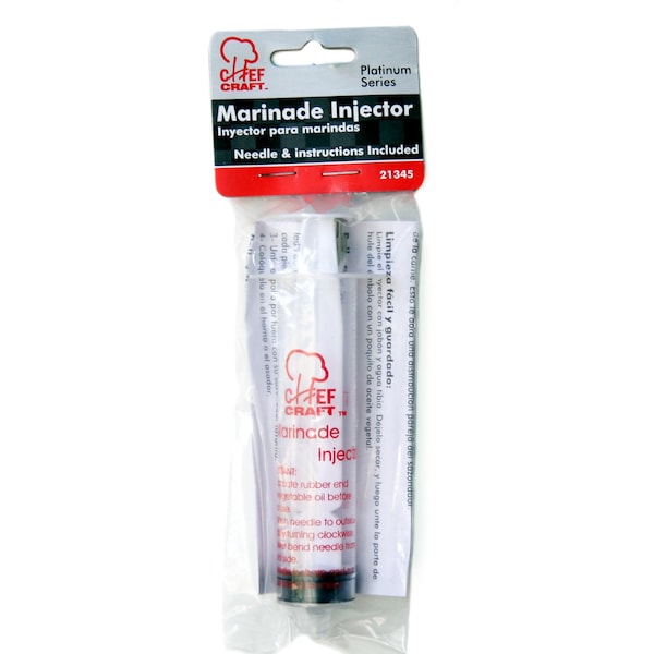 Chef Craft Corporati Chef Craft Clear Stainless Steel Marinade Injector 1 oz - 21345