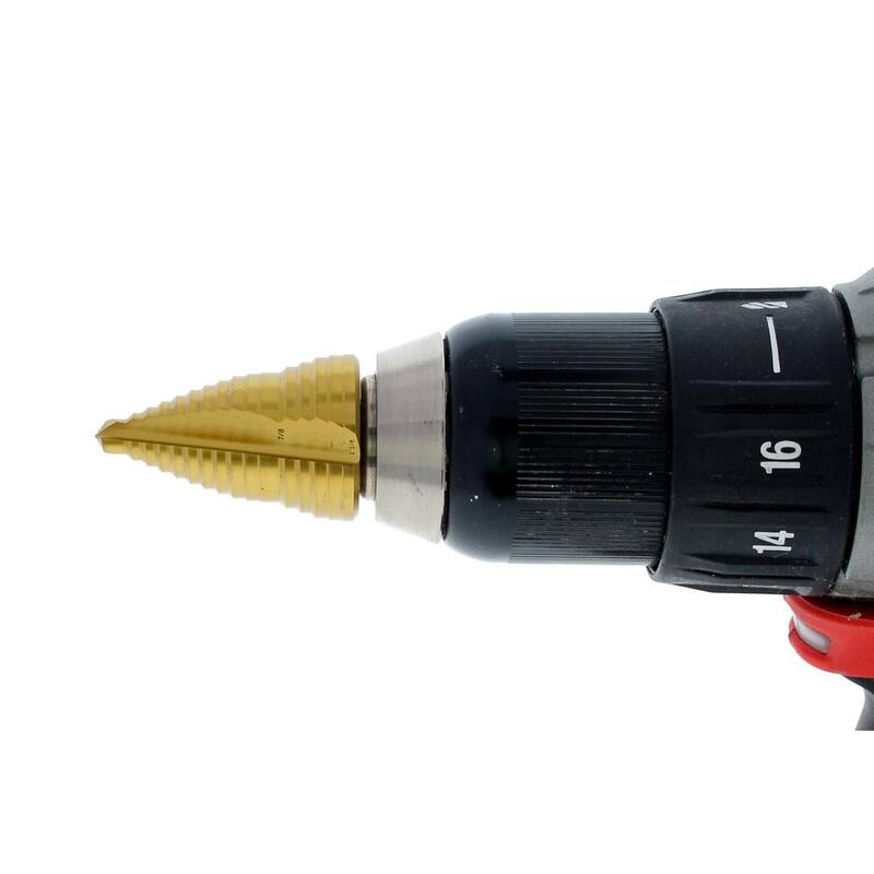 Juego de 4 brocas escalonadas IDEAL para electricistas, de 1/8 pulgada a 1 3/8 pulgadas - 35-520