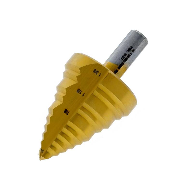 Broca escalonada IDEAL, 1/4 in. - 1 3/8 in. - 35-517