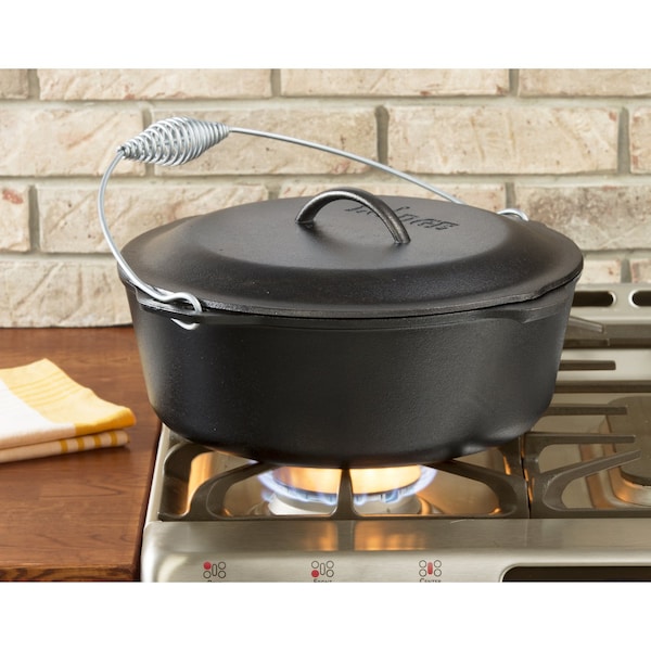 Lodge Lodge Logic Cast Iron Dutch Oven 12.875 in. 9 qt Black - L12D03