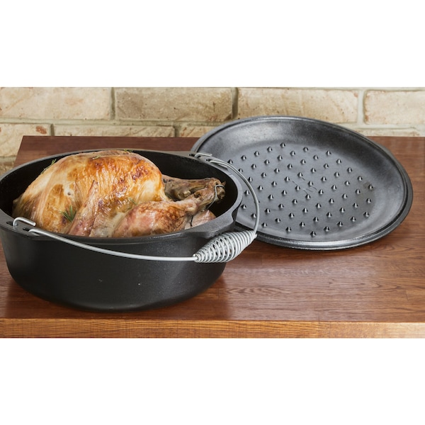 Lodge Lodge Logic Cast Iron Dutch Oven 12.875 in. 9 qt Black - L12D03
