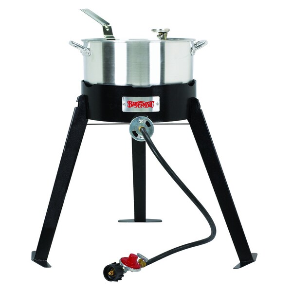 Bayou Classic Bayou Classic 41000 BTU Aluminum Fish Fryer Kit 10 qt - 2212
