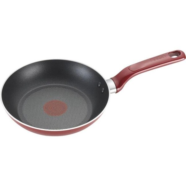 T-Fal/Wearever T-Fal 205616 11.5 in. Excite Non-Stick Fry Pan; Cherry Red - 205616