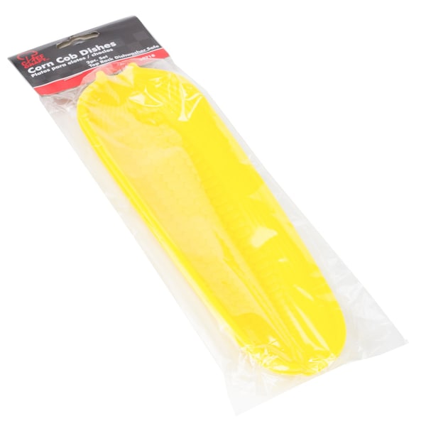 Chef Craft Corporati Chef Craft Yellow Plastic Corn Cob Dishes - 20718
