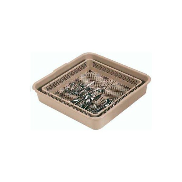 Vollrath Co Vollrath Full Tub And Traex Open Rack Soak System, Beige, 24-1/2 X 24-3/8 X 5-1/4 - 1397
