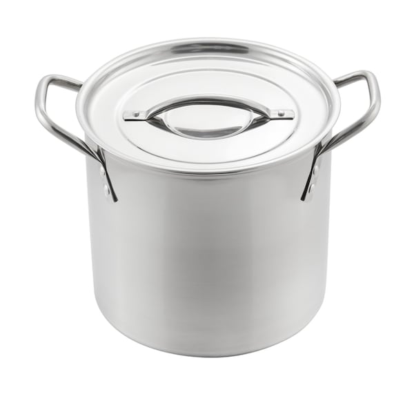 Mcsunley McSunley Stainless Steel Stock Pot 9 in. 8 qt Silver - 606