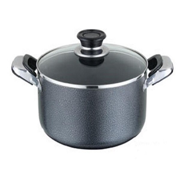 Starcraft 12.4 qt. 34 x 13.5 cm Non-stick Dutch Oven with Glass Lid, Marble Design - 92386
