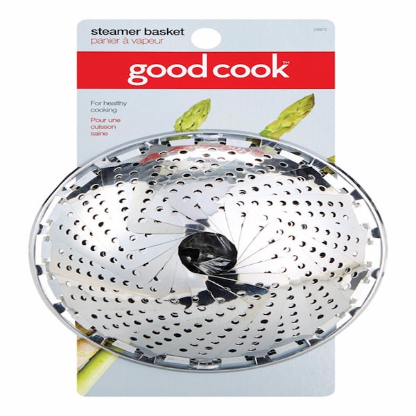 Good Cook Good Cook Silver Stainless Steel Steamer Basket - 24972