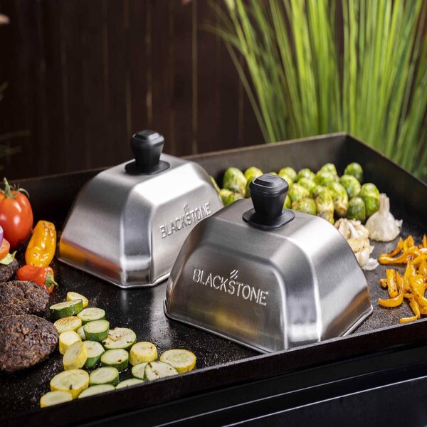 Blackstone Blackstone Stainless Steel Griddle Basting Cover 10 in. L X 10 in. W 2 pk - 5207