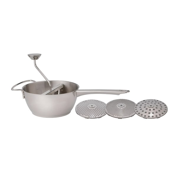 Harold Import Co Harold's Kitchen 20 oz Silver Stainless Steel Food Mill - 4603