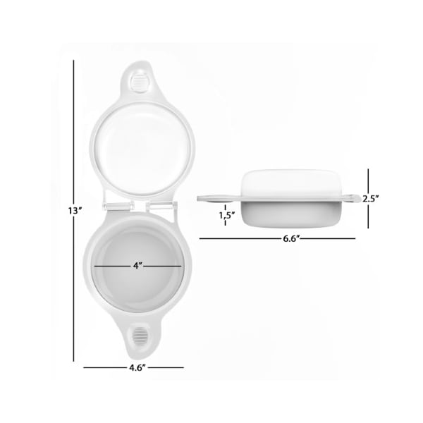 Hastings Home Hastings Home Microwave Egg Cooker - Portable Breakfast Omelet Maker - Kitchen Essentials - 571504SFV