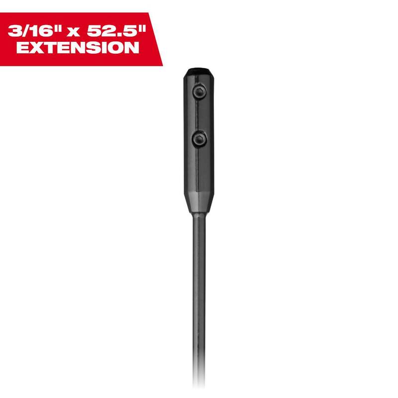 Extensión de broca de cable de 3/16 pulgadas x 54 pulgadas - 48-13-8118
