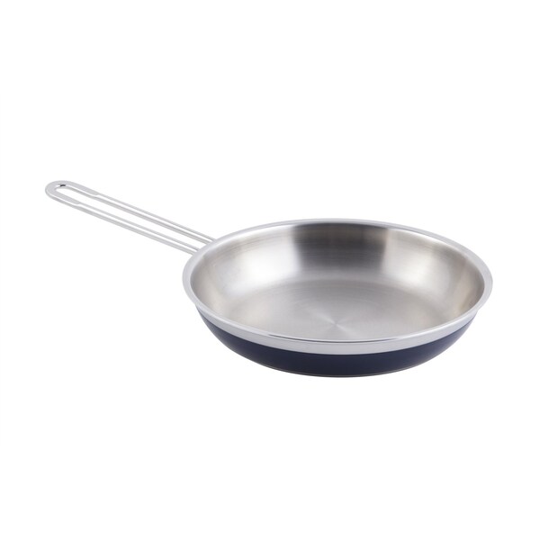 Bon Chef Classic Cntry French Col Saute Pan/Skillet-Long Hndle No Cov  10 1/8"X1 7/8"  1 Qt 20 Oz - 60307COBALTBLUE