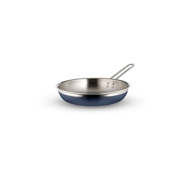 Bon Chef Country French 2 Saute Pan/Skillet-Long Hndle No Cov  11"X2 1/8"  2 Qt 12 Oz - Cobalt Blue - 71308-CF2-CB