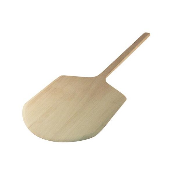 Winco 14 in x 16 in Wood Pizza Peel - WPP-1436