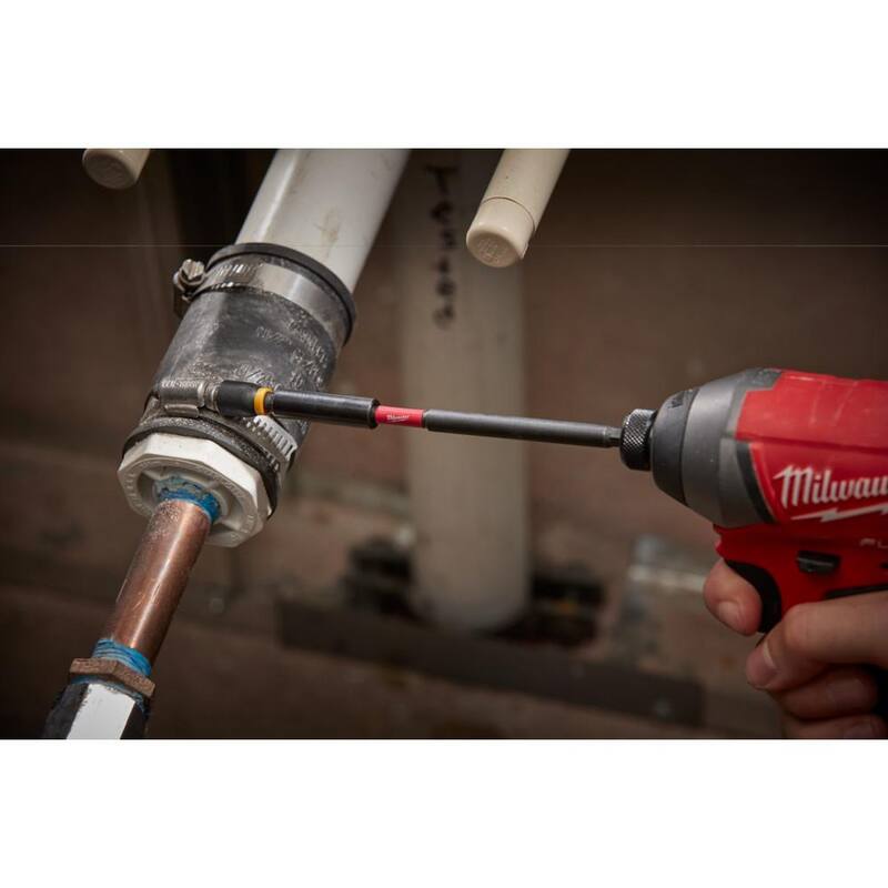 Milwaukee SHOCKWAVE Impact Duty 6 in. and 12 in. Magnetic Bit Holder (2 piezas) - 48-32-4511-48-32-4512