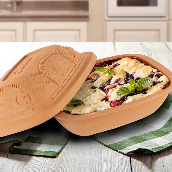 Reston Lloyd Ltd.  Eurita Clay Roaster, 3 Quarts - 99599