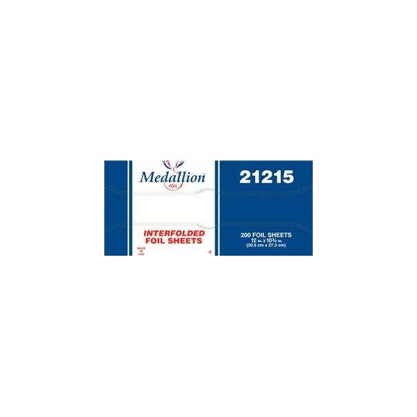 Handi-Foil Handi-Foil Medallion Interfolded 12x10 Foil Sheet, PK2400 - 21215