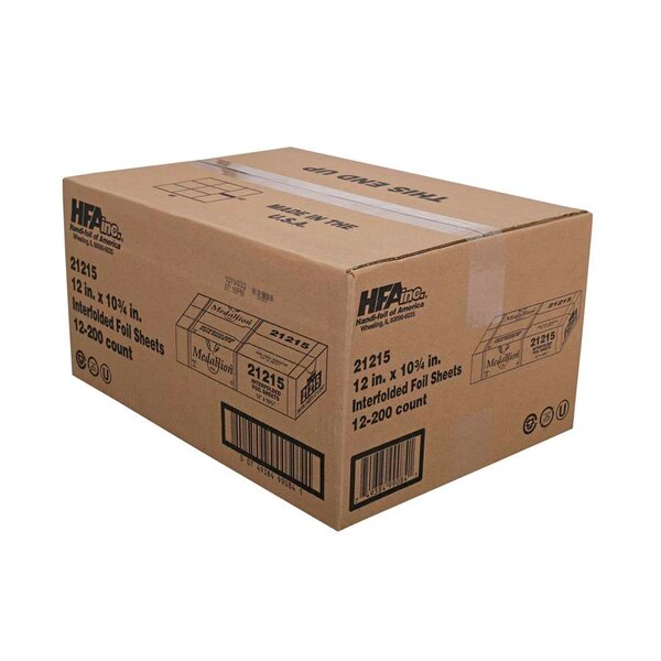 Handi-Foil Handi-Foil Medallion Interfolded 12x10 Foil Sheet, PK2400 - 21215