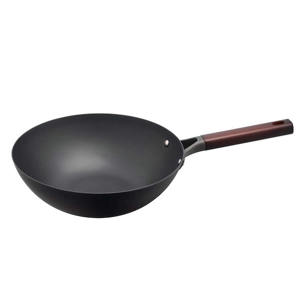 Helens Asian Kitchen Pre Seasoned 12in Carbon Steel Wok - 97165