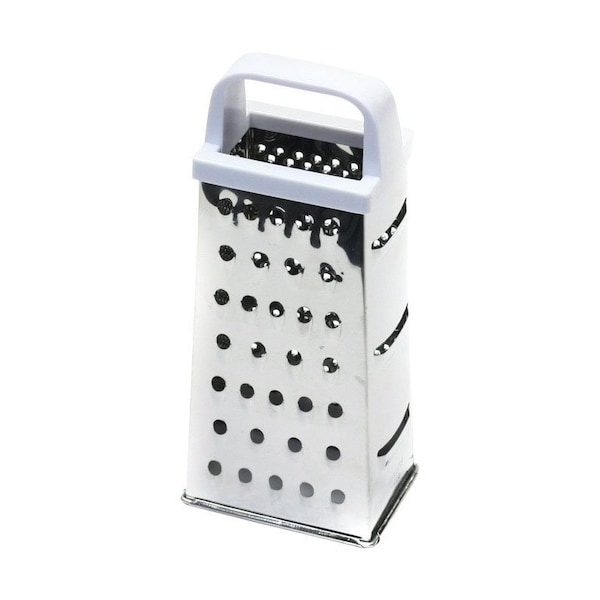 Chef Craft Chef Craft Silver/White Plastic/Stainless Steel 4-Sided Pyramid Grater - 21387