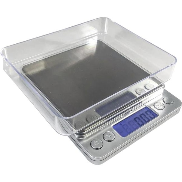 Moon Knight Optima Home Scales TI-502 Titanium Stainless Steel Platform Large Pocket Scale - 500 x 0.01 g - TI-502