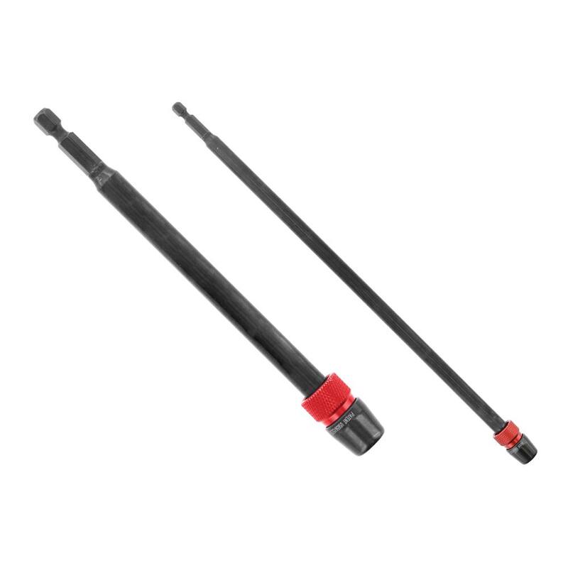 Extensión universal de liberación rápida de 1/4 de pulgada x 6 pulgadas y extensión universal de liberación rápida de 1/4 de pulgada x 12 pulgadas (paquete de 2) - DXT10201010P2GS
