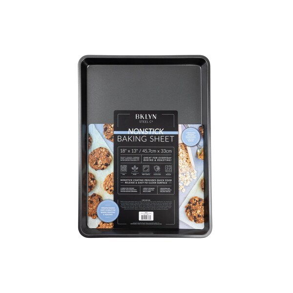 Bklyn Steel Co. 18inx13in Nonstick Sheet Pan - Grey - 34230