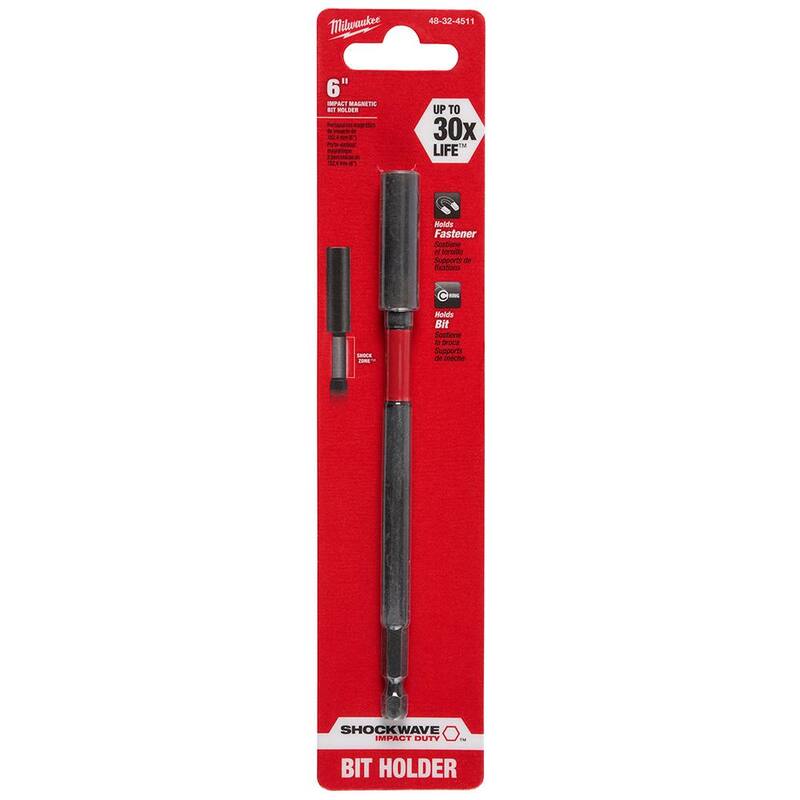 Milwaukee SHOCKWAVE Impact Duty 6 in. Magnetic Bit Holder (2-Pack) - 48-32-4511-48-32-4511

Porta puntas magnético Milwaukee SHOCKWAVE Impact Duty de 6 pulgadas (paquete de 2) - 48-32-4511-48-32-4511