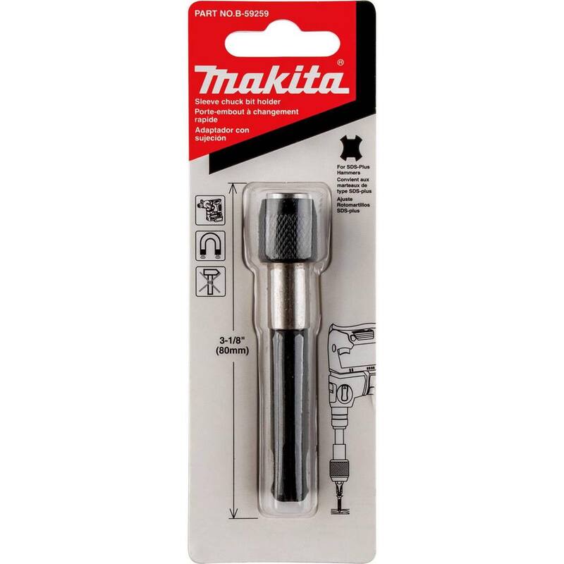 Adaptador Makita SDS-PLUS a 1/4 de pulgada Hex - B-59259