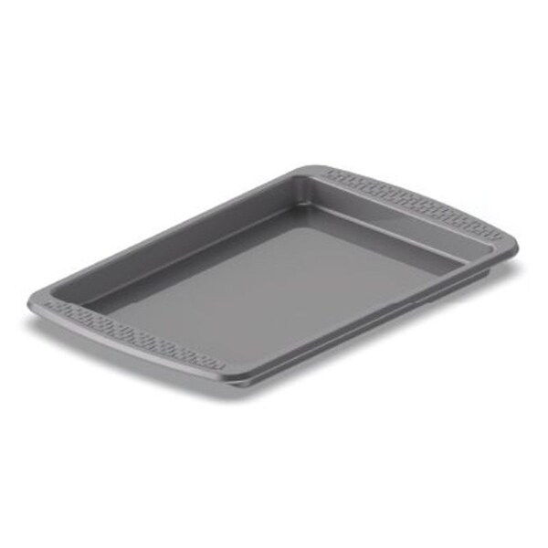 Lifetimebrands Baking Sheet, 15.9 in L, 9.9 in W, Steel, Gray - 5297125