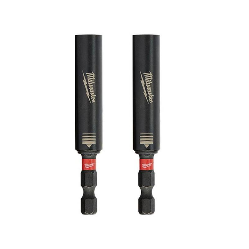 Milwaukee SHOCKWAVE Impact Duty 3 in. Guía de unidad magnética para brocas (paquete de 2) - 48-32-4508