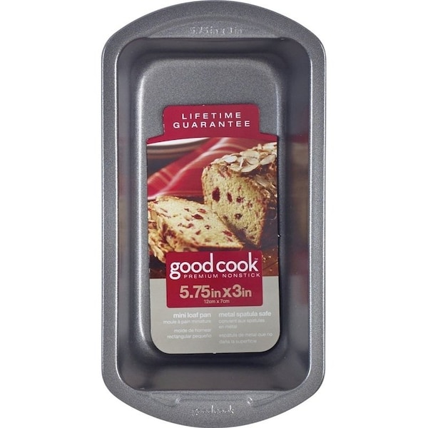Goodcook 0 NonStick Loaf Pan, 1012 in L, 88 in W, 81 in H, Steel, Dishwasher Safe Yes - 4024