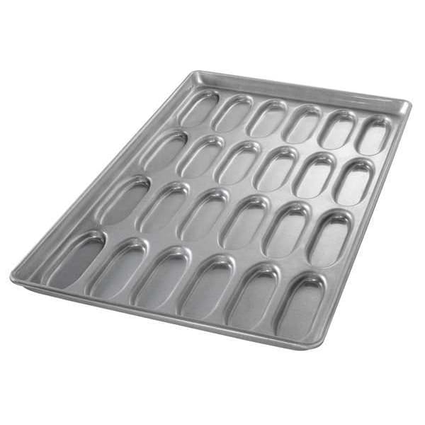 Chicago Metallic Hot Dog Bun Pan, 24 Moulds - 42415