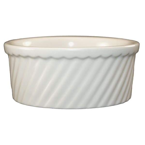 Iti Souffle Swirl Dish, 8-1/2 Oz, Am Wht, PK12 - SOFS-8-AW