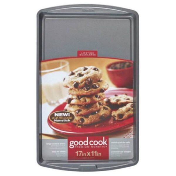 Good Cook Good Cook 11 in. W X 17 in. L Cooking Sheet Gray 1 pk - 4022
