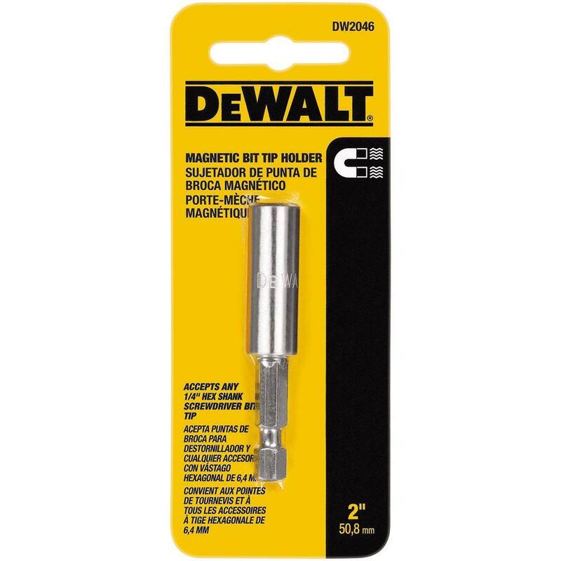 DEWALT 2 in. Soporte de punta magnética de acero para herramienta - DW2046