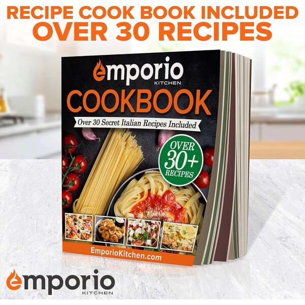 Emporio Kitchen Baking Pan Two-Layered Nonstick Gray Marble Coating Al. Fluted Cake Pans Oven Safe Up To 450 DegF - EMPKBTP152