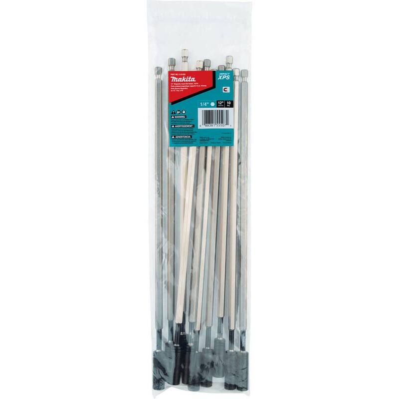 Makita IMPACT XPS 12 in. MAG Insert Bit Holder (paquete de 10) - E-01426