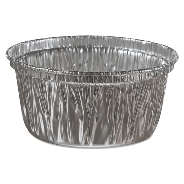 Hfa Aluminum Baking Cups, 4 oz, 3.38 in. Diameter x 1.56 in.h, 1000PK - 34130
